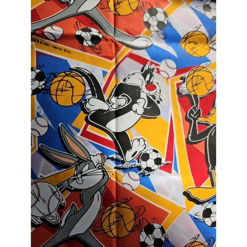 Vintage Daffy Duck Bugs Bunny Sylvester Drawstring‎ Bag Sports Nylon Y2K 38